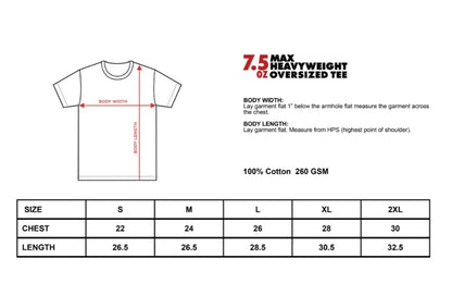 "SIDE HEART" TEE